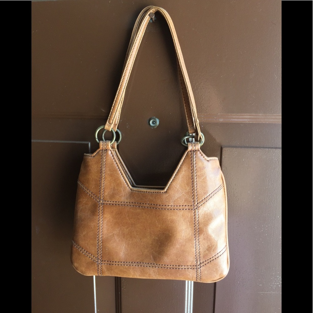 Small, vintage look, Leather purse